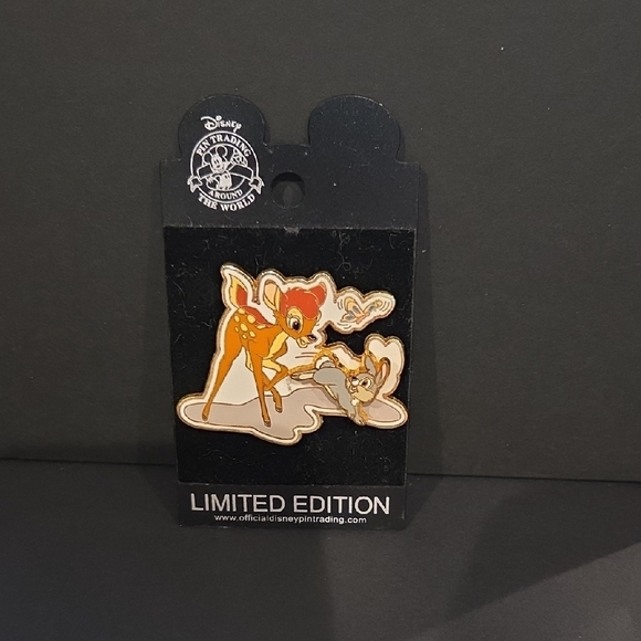 Disney Auctions Limited Edition 2500 Pim With Bambi And Thumper With 3D Movement - Picture 1 of 4